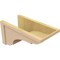 Ekena Millwork 12"W x 24"D x 12"H Wide Bryant Rough Cedar Woodgrain TimberThane Corbel, Primed Tan CORUR12X24X12BRYRCPR - alternate 6